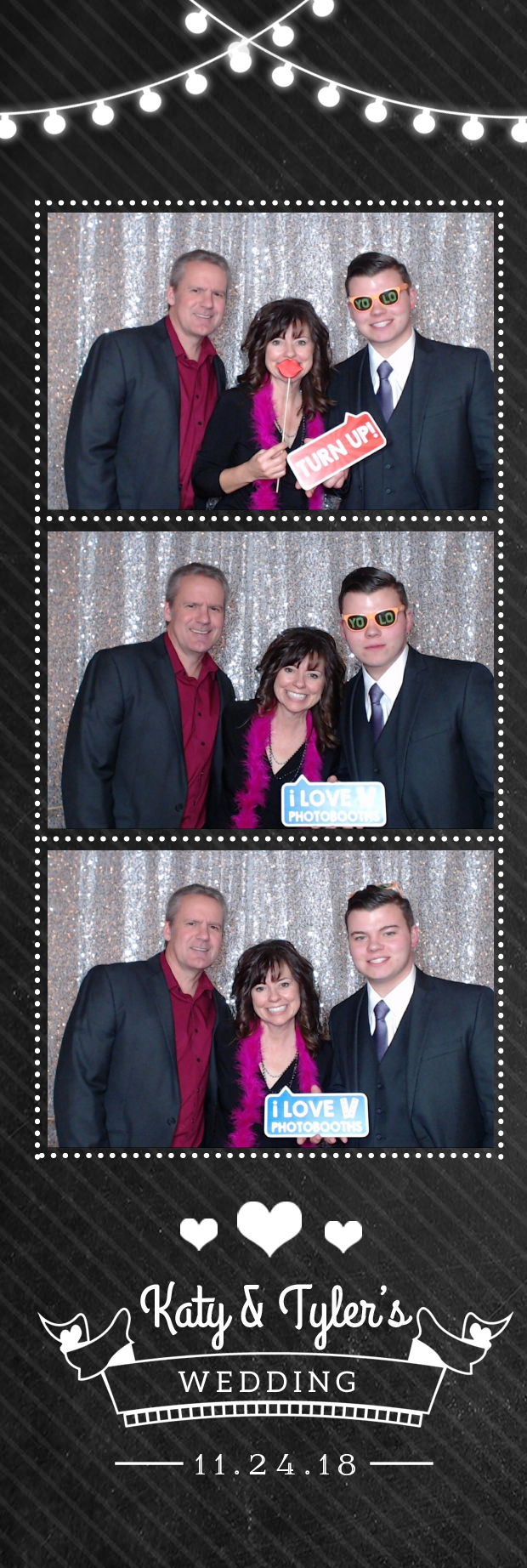 Katy and Tyler's wedding  | View more photos from the event at gallery.photoboothbillings.com/u/PhotoBoothBillings/Katy-and-Tylers-wedding